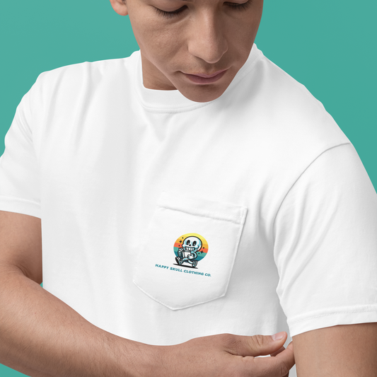 The Happy Skull Pocket Tee