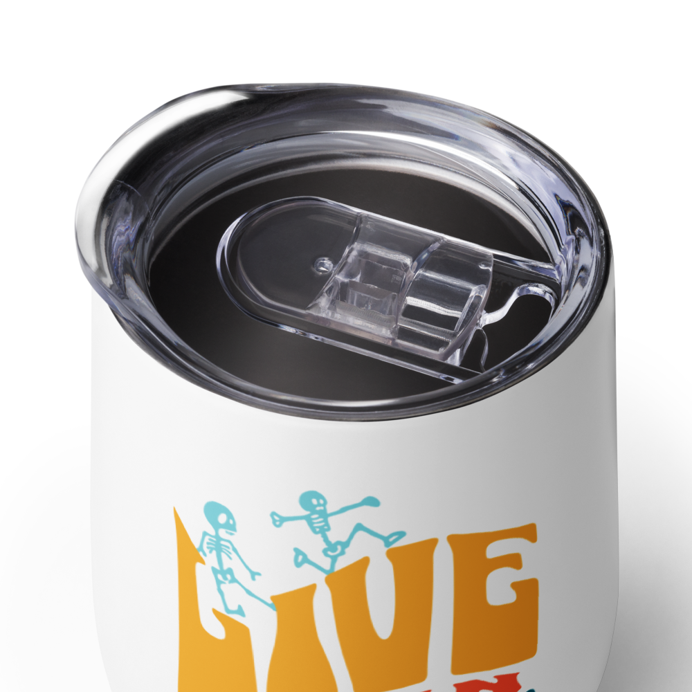 Live in Wonder 12oz Wine Tumbler