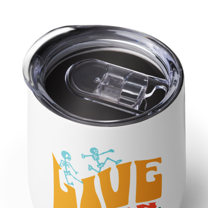 Live in Wonder 12oz Wine Tumbler